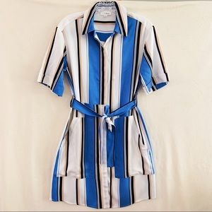 A Loves A button front mini dress